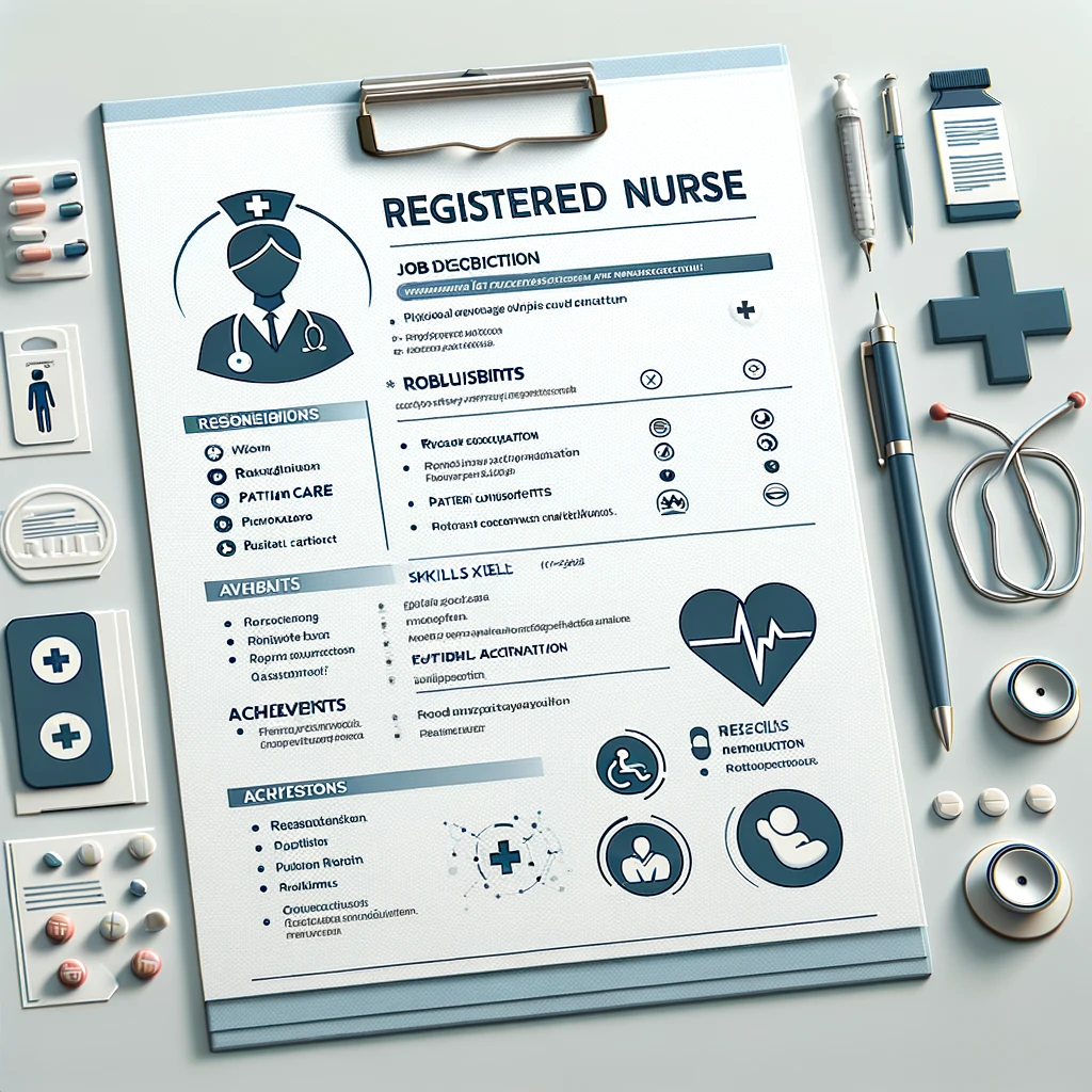 registered nurse job description for resume